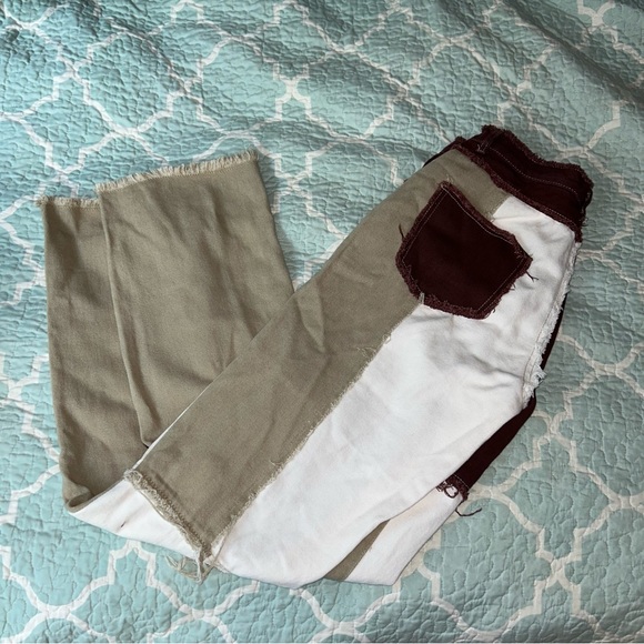 Patchwork Pants!🤎 - Picture 2 of 8